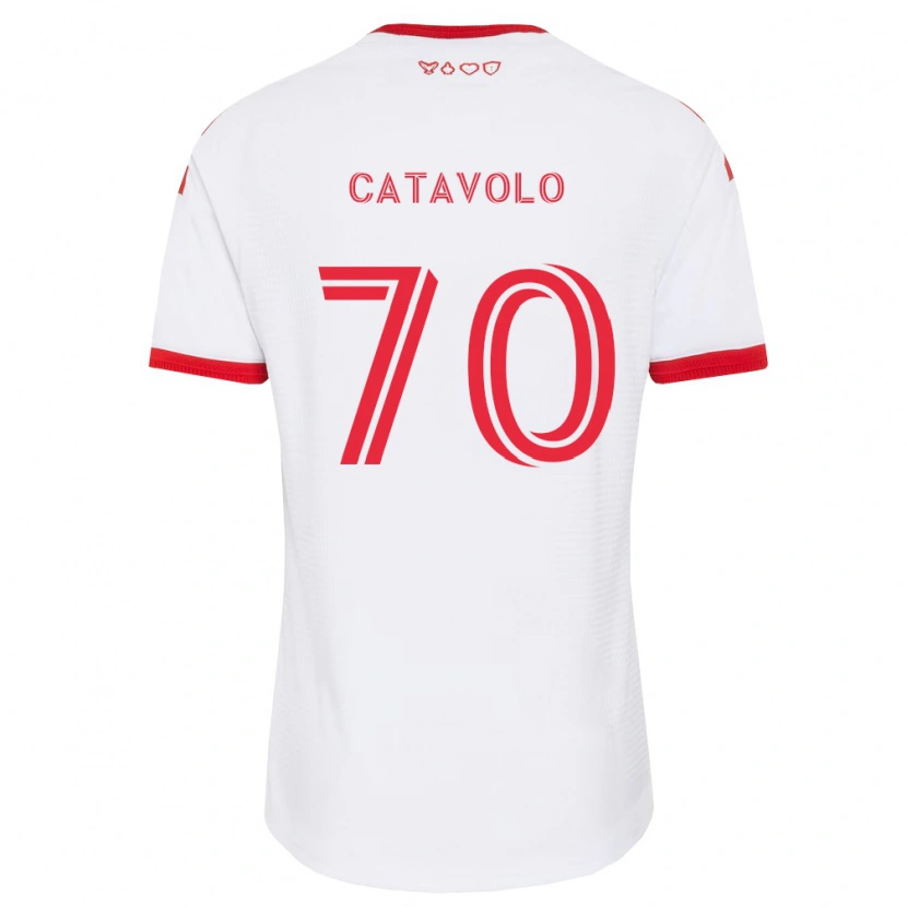 Danxen Dames Matthew Catavolo #70 Wit Rood Zwart Uitshirt Uittenue 2026/27 T-Shirt België