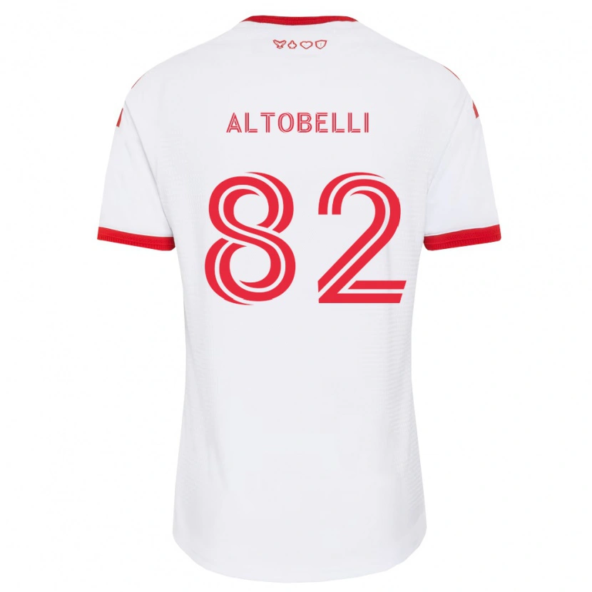 Danxen Dames Julian Altobelli #82 Wit Rood Zwart Uitshirt Uittenue 2026/27 T-Shirt België