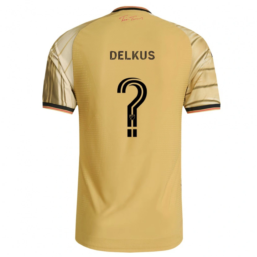 Danxen Dames Jackson Delkus #0 Bruin Geel Zwart Uitshirt Uittenue 2026/27 T-Shirt België