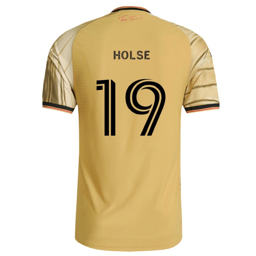 Danxen Dames Carlo Holse #19 Bruin Geel Zwart Uitshirt Uittenue 2026/27 T-Shirt België
