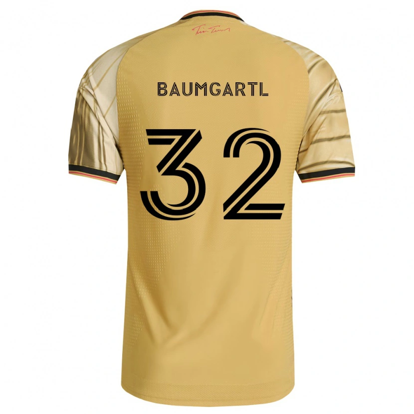 Danxen Dames Timo Baumgartl #32 Bruin Geel Zwart Uitshirt Uittenue 2026/27 T-Shirt België