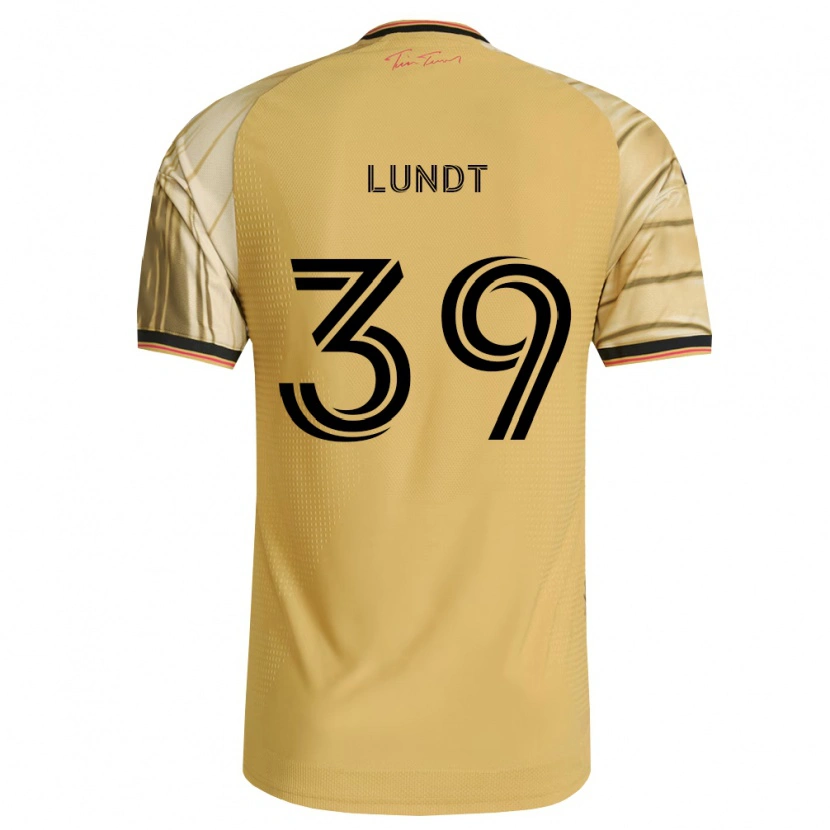 Danxen Dames Ben Lundt #39 Bruin Geel Zwart Uitshirt Uittenue 2026/27 T-Shirt België