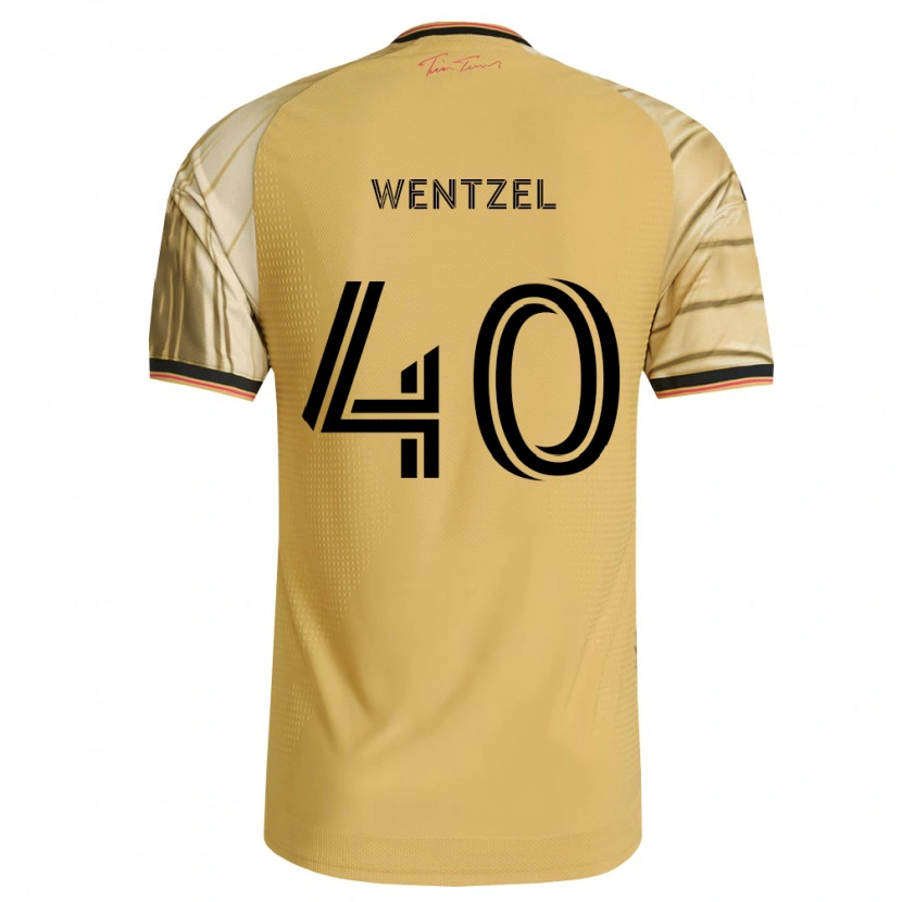 Danxen Dames Michael Wentzel #40 Bruin Geel Zwart Uitshirt Uittenue 2026/27 T-Shirt België