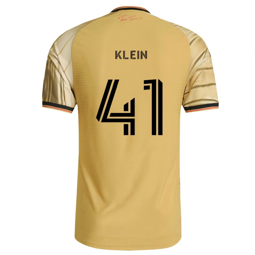 Danxen Dames Johnny Klein #41 Bruin Geel Zwart Uitshirt Uittenue 2026/27 T-Shirt België