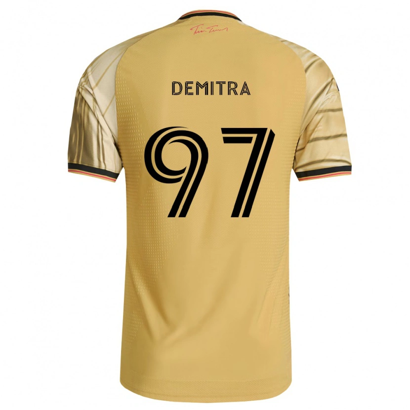Danxen Dames Lucas Demitra #97 Bruin Geel Zwart Uitshirt Uittenue 2026/27 T-Shirt België