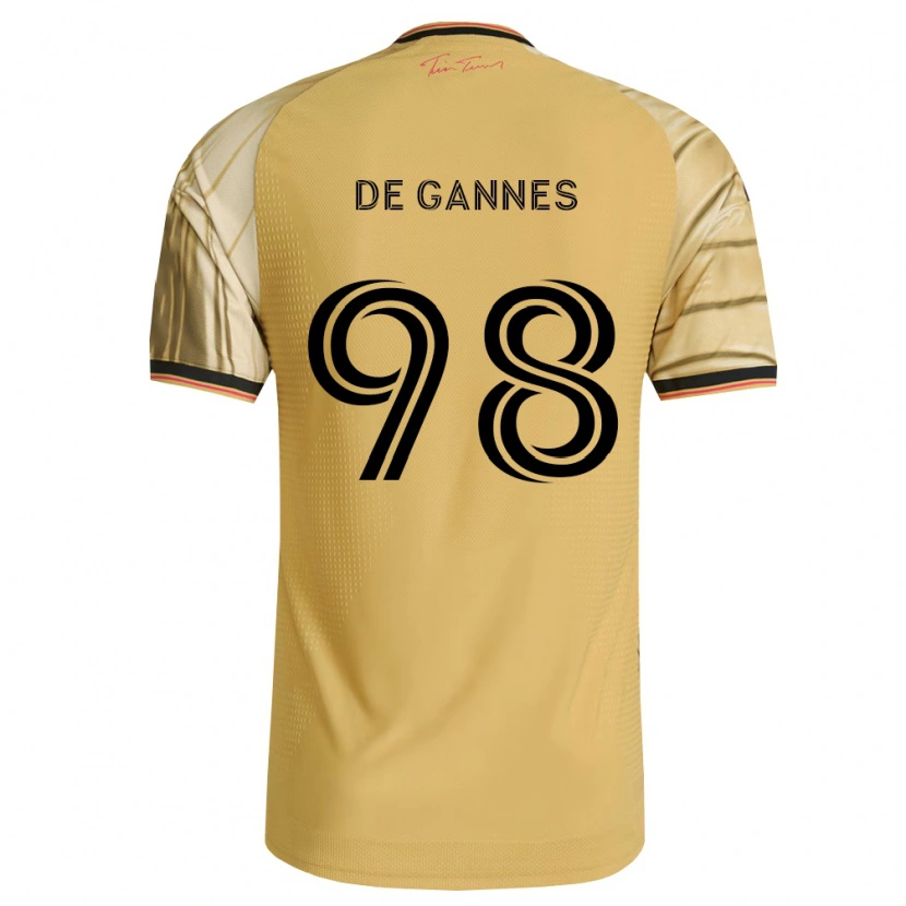 Danxen Dames Andrew De Gannes #98 Bruin Geel Zwart Uitshirt Uittenue 2026/27 T-Shirt België