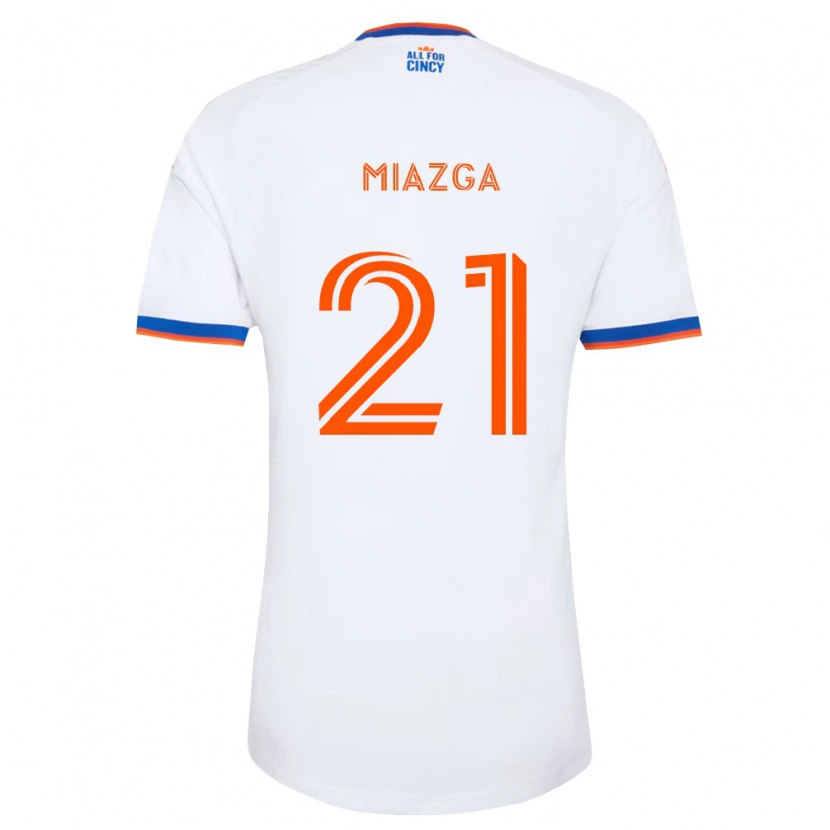 Danxen Dames Matt Miazga #21 Wit Marineblauw Oranje Uitshirt Uittenue 2026/27 T-Shirt België