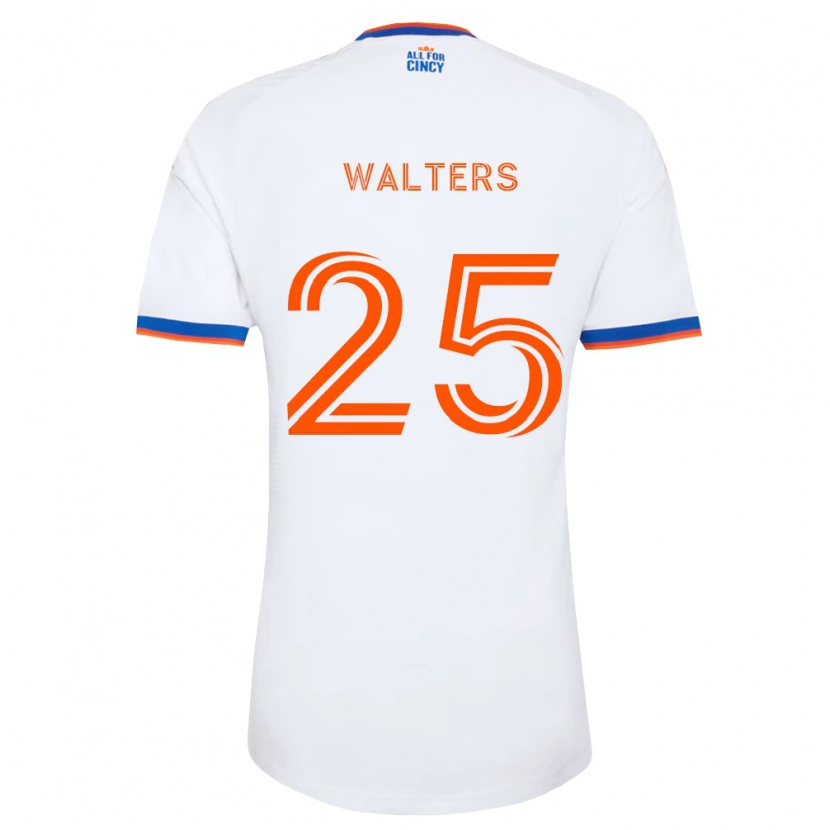 Danxen Dames Paul Walters #25 Wit Marineblauw Oranje Uitshirt Uittenue 2026/27 T-Shirt België
