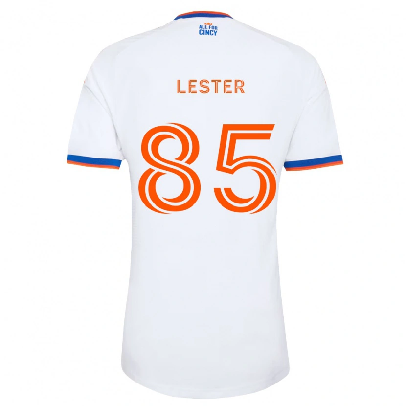 Danxen Dames Dominick Lester #85 Wit Marineblauw Oranje Uitshirt Uittenue 2026/27 T-Shirt België