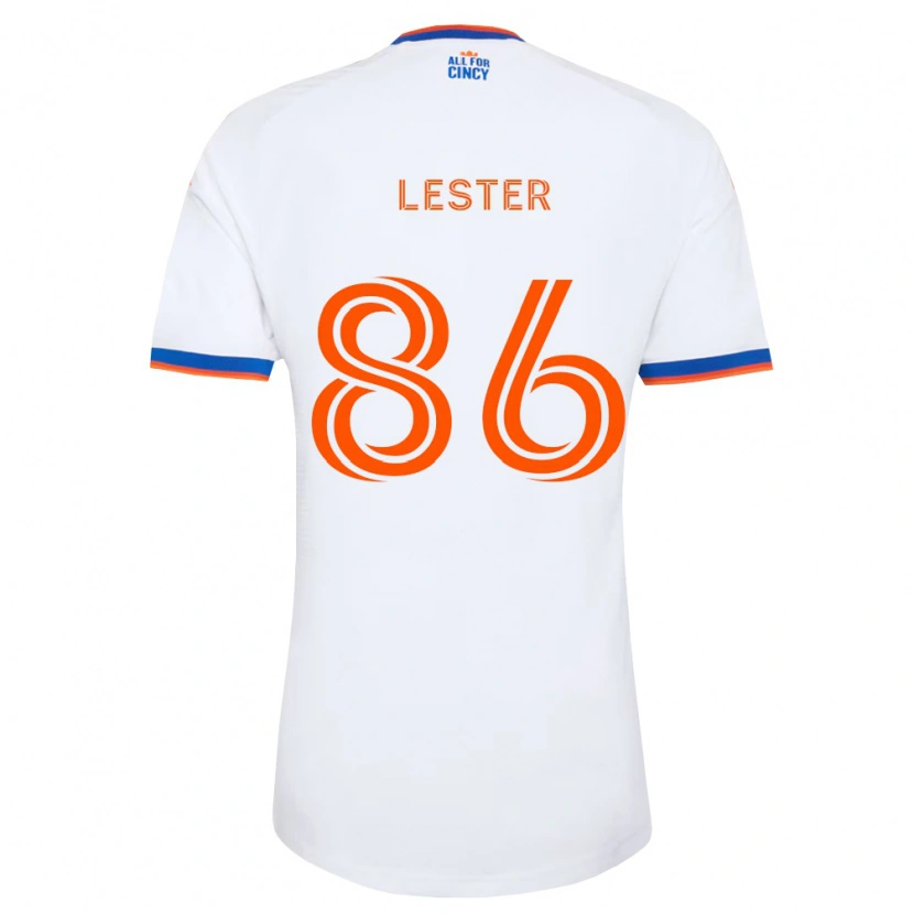 Danxen Dames Jaylen Lester #86 Wit Marineblauw Oranje Uitshirt Uittenue 2026/27 T-Shirt België