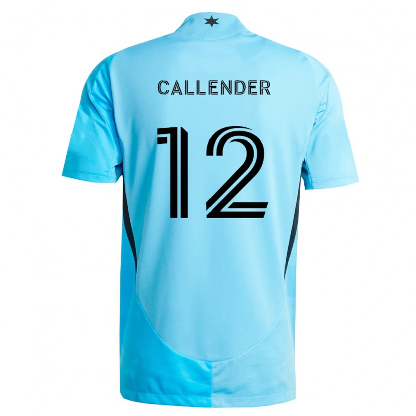Danxen Dames Drake Callender #12 Lichtblauw Zwart Uitshirt Uittenue 2026/27 T-Shirt België