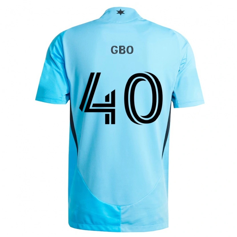 Danxen Dames Cedrik Gbo #40 Lichtblauw Zwart Uitshirt Uittenue 2026/27 T-Shirt België