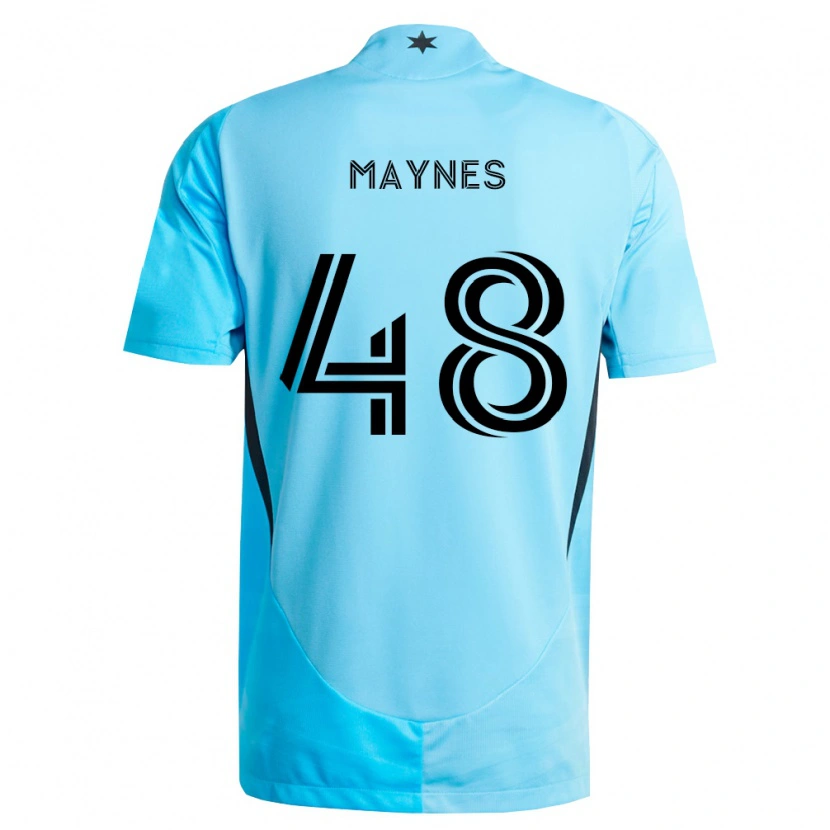 Danxen Dames William Maynes #48 Lichtblauw Zwart Uitshirt Uittenue 2026/27 T-Shirt België