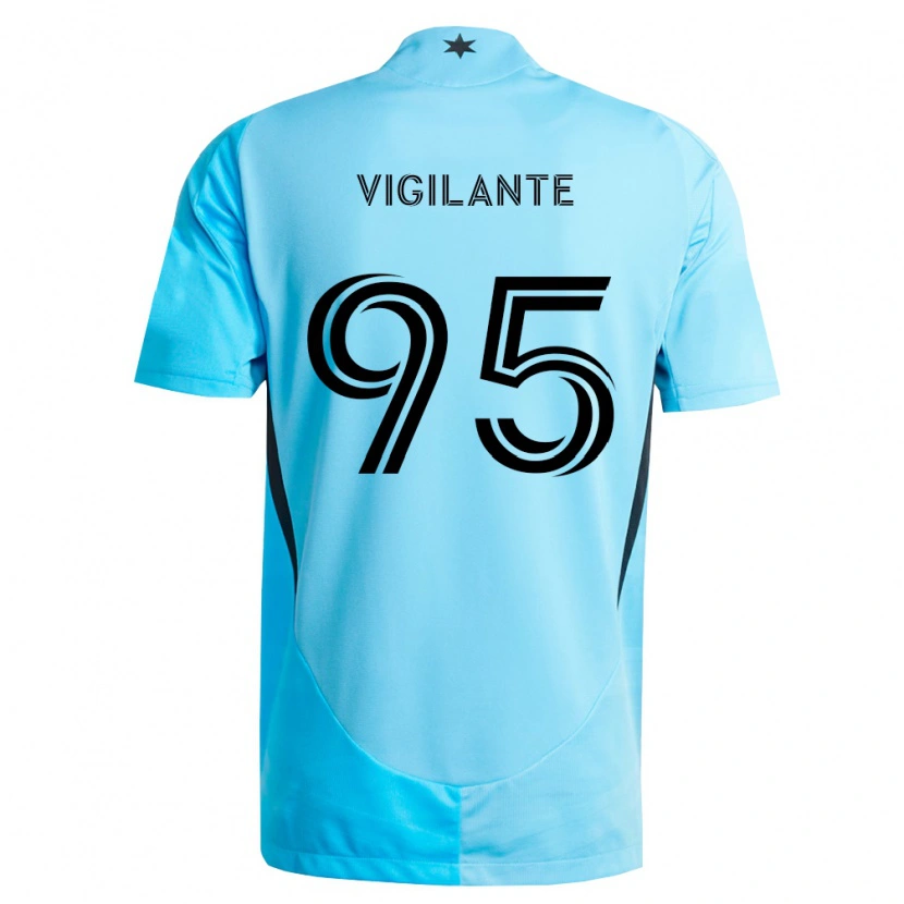 Danxen Dames Sam Vigilante #95 Lichtblauw Zwart Uitshirt Uittenue 2026/27 T-Shirt België