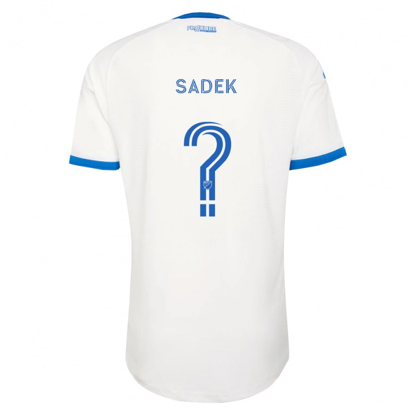 Danxen Dames Aghilas Sadek #0 Hemelsblauw Wit Uitshirt Uittenue 2026/27 T-Shirt België