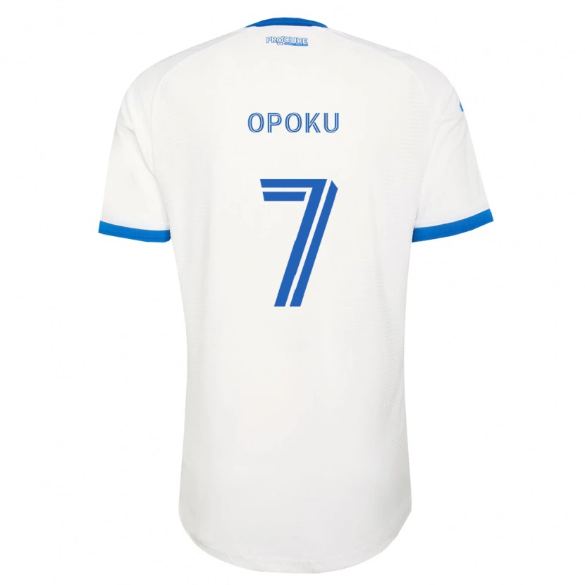 Danxen Dames Kwadwo Opoku #7 Hemelsblauw Wit Uitshirt Uittenue 2026/27 T-Shirt België