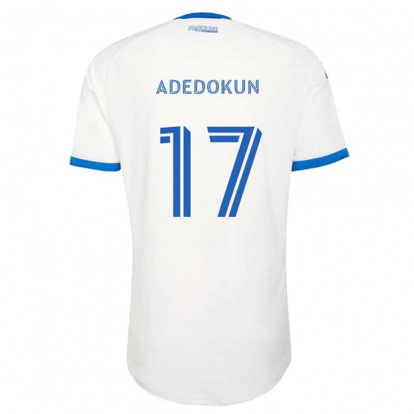 Danxen Dames Michael Adedokun #17 Hemelsblauw Wit Uitshirt Uittenue 2026/27 T-Shirt België
