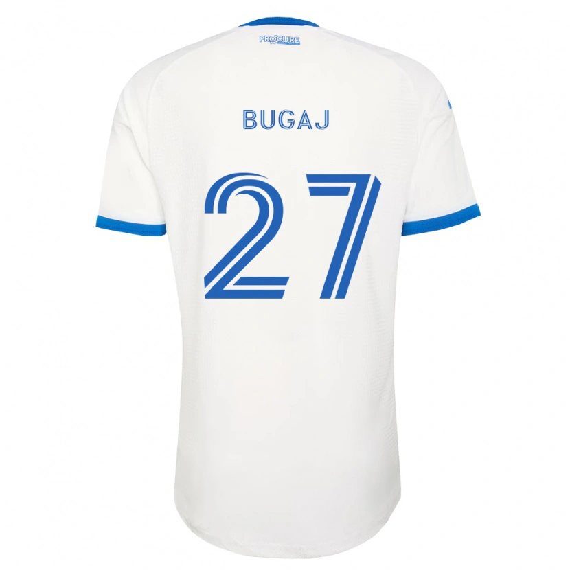 Danxen Dames Dawid Bugaj #27 Hemelsblauw Wit Uitshirt Uittenue 2026/27 T-Shirt België