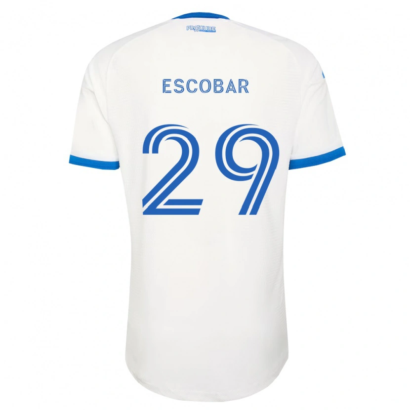Danxen Dames Olger Escobar #29 Hemelsblauw Wit Uitshirt Uittenue 2026/27 T-Shirt België