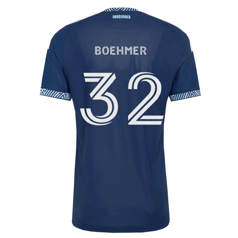 Danxen Dames Isaac Boehmer #32 Diep Blauw Wit Uitshirt Uittenue 2026/27 T-Shirt België