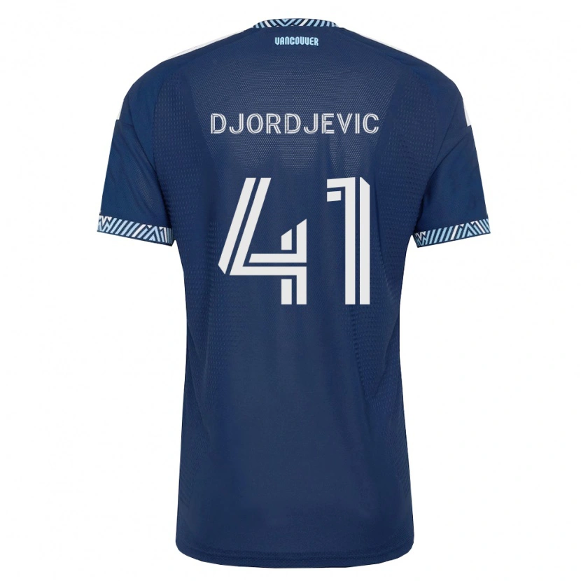 Danxen Dames Nikola Djordjevic #41 Diep Blauw Wit Uitshirt Uittenue 2026/27 T-Shirt België
