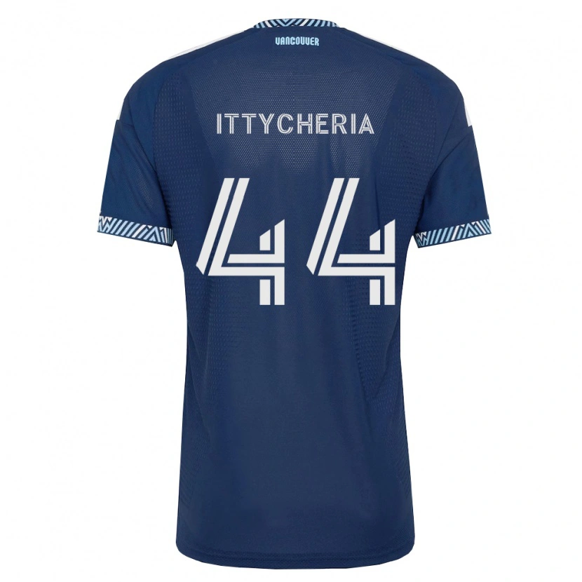 Danxen Dames Daniel Ittycheria #44 Diep Blauw Wit Uitshirt Uittenue 2026/27 T-Shirt België