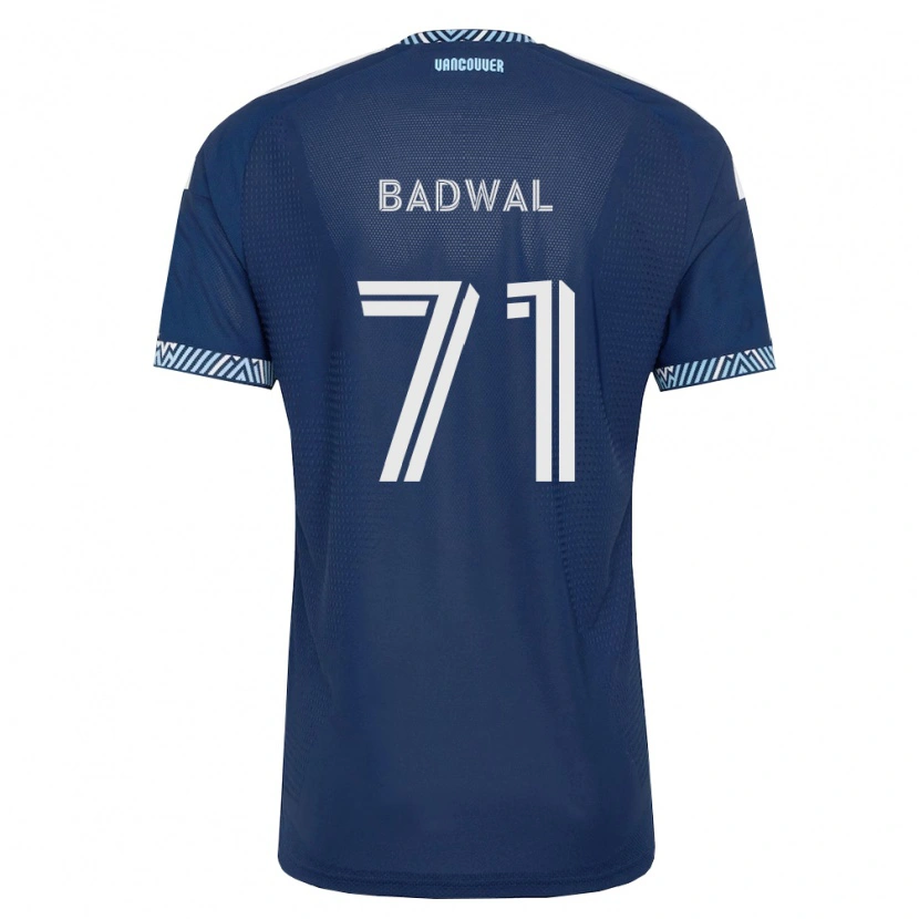 Danxen Dames Manav Badwal #71 Diep Blauw Wit Uitshirt Uittenue 2026/27 T-Shirt België