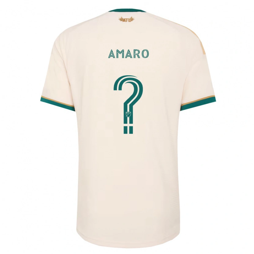 Danxen Dames Mauricio Amaro #0 Champagne Groen Uitshirt Uittenue 2026/27 T-Shirt België