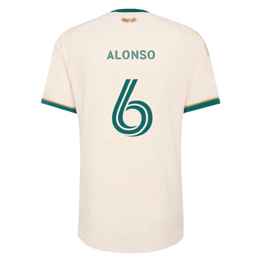 Danxen Dames Júnior Alonso #6 Champagne Groen Uitshirt Uittenue 2026/27 T-Shirt België