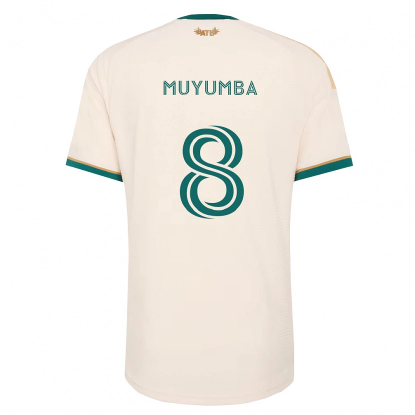 Danxen Dames Tristan Muyumba #8 Champagne Groen Uitshirt Uittenue 2026/27 T-Shirt België