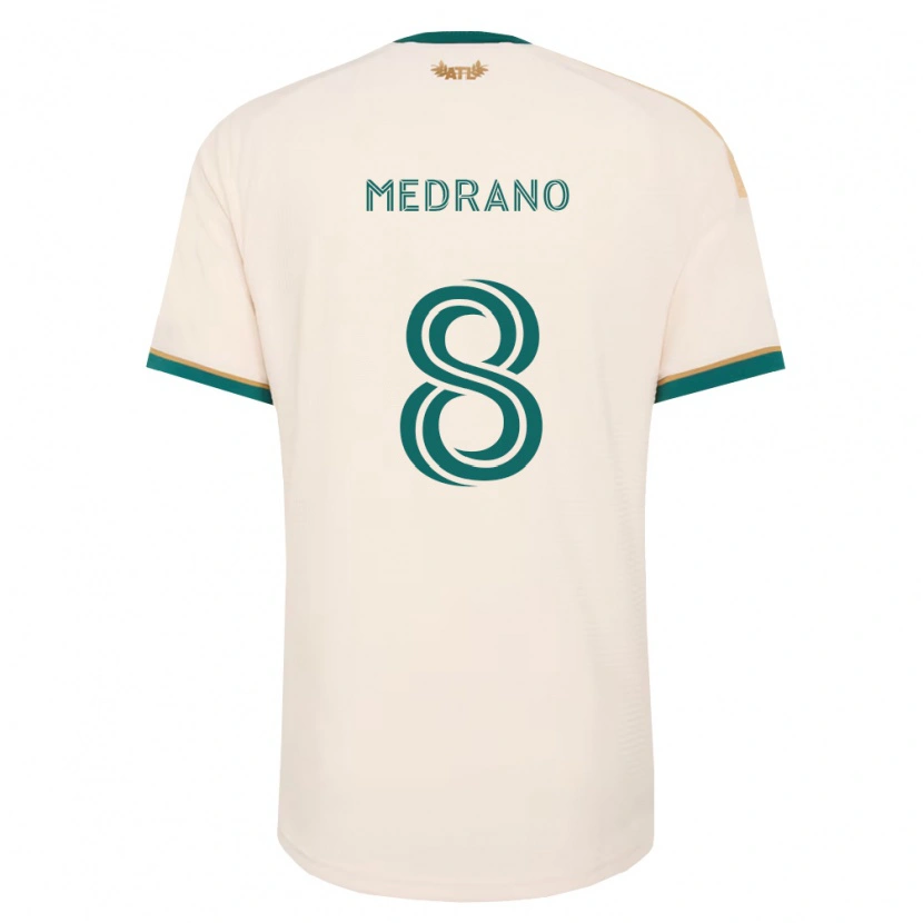 Danxen Dames Keven Medrano #8 Champagne Groen Uitshirt Uittenue 2026/27 T-Shirt België