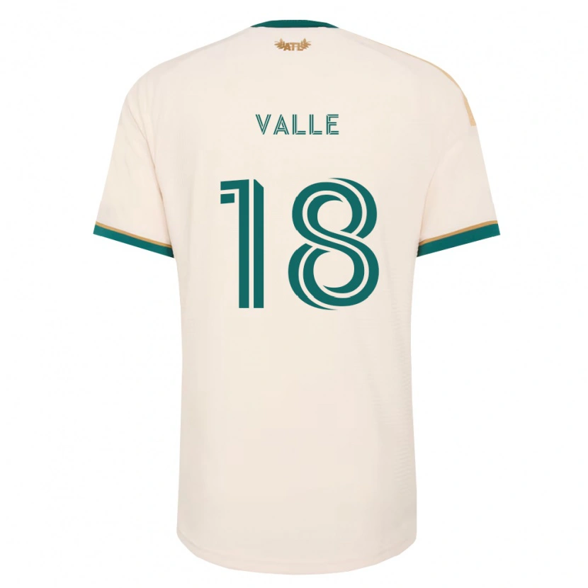 Danxen Dames Daniel Valle #18 Champagne Groen Uitshirt Uittenue 2026/27 T-Shirt België