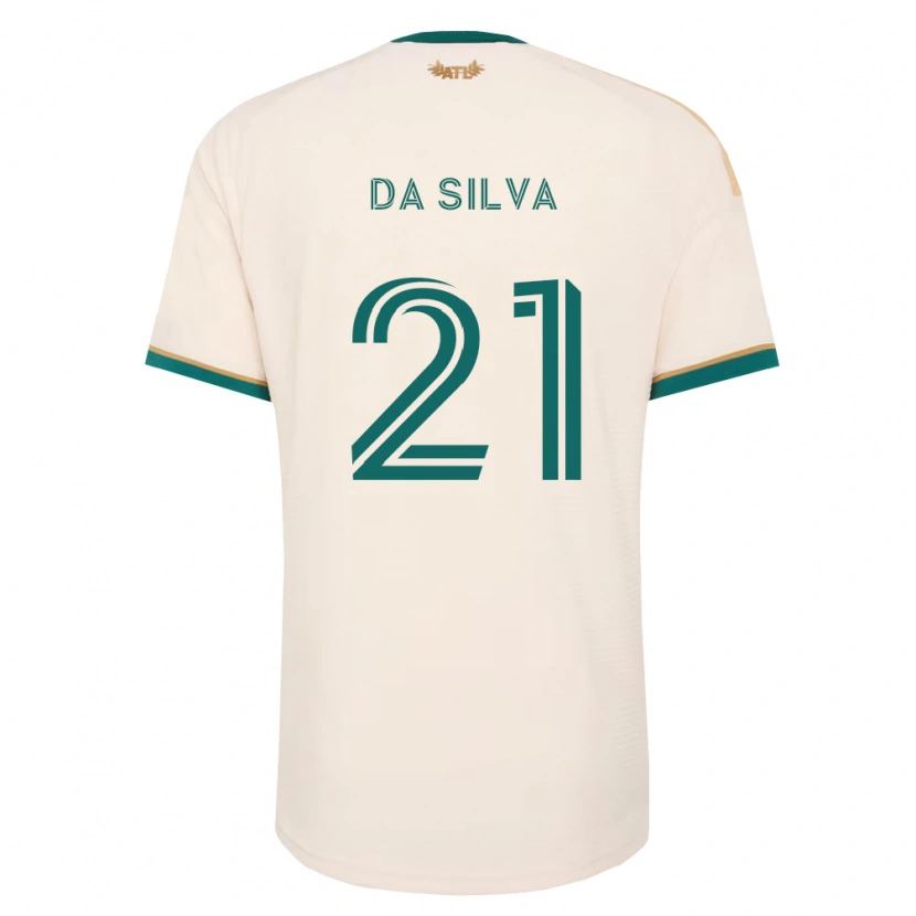 Danxen Dames Lucas Da Silva #21 Champagne Groen Uitshirt Uittenue 2026/27 T-Shirt België