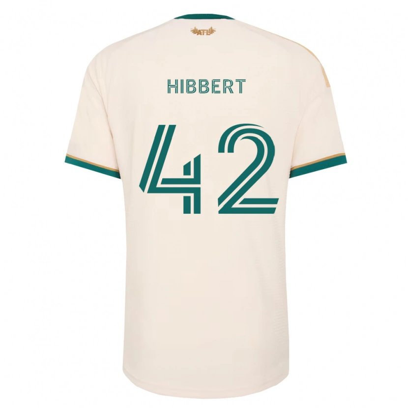 Danxen Dames Jayden Hibbert #42 Champagne Groen Uitshirt Uittenue 2026/27 T-Shirt België