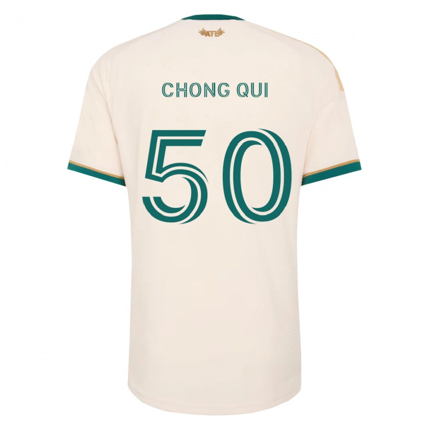 Danxen Dames Dominik Chong Qui #50 Champagne Groen Uitshirt Uittenue 2026/27 T-Shirt België