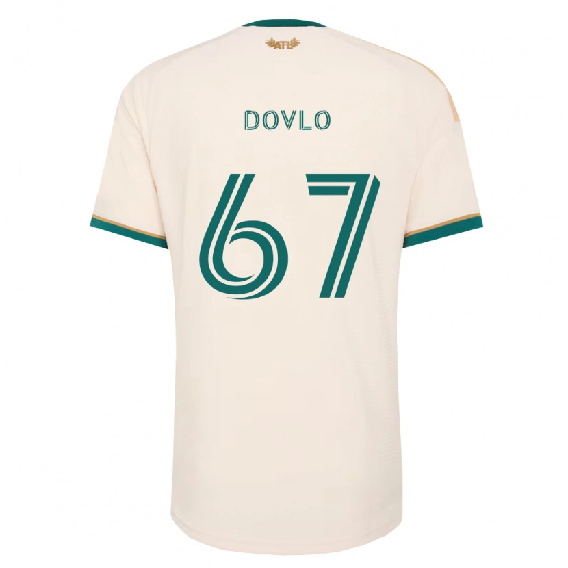 Danxen Dames Enzo Dovlo #67 Champagne Groen Uitshirt Uittenue 2026/27 T-Shirt België