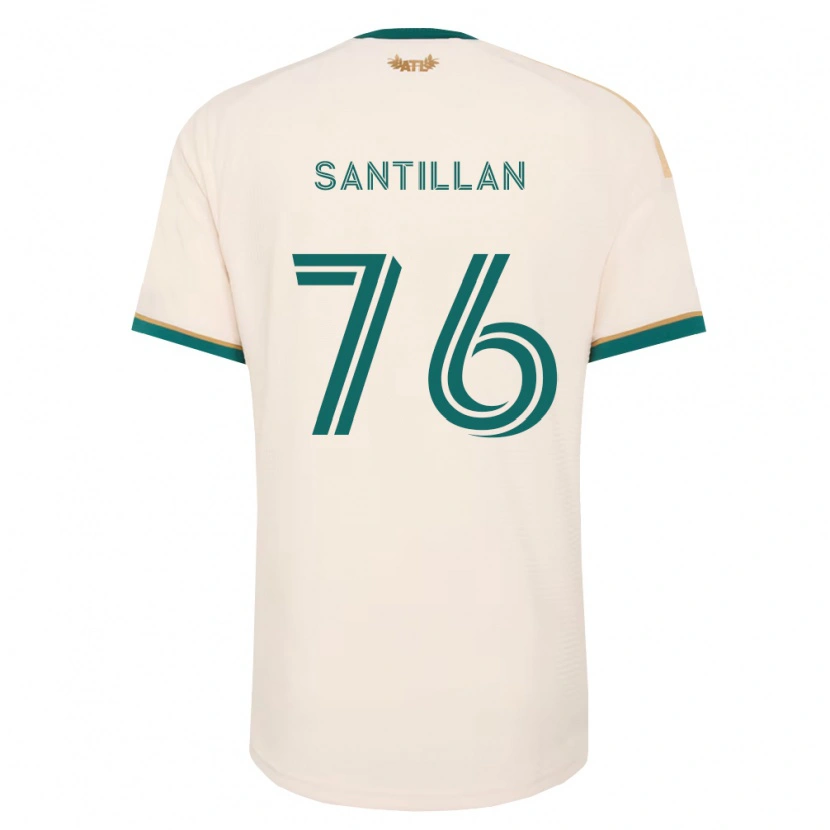 Danxen Dames Noe Santillan #76 Champagne Groen Uitshirt Uittenue 2026/27 T-Shirt België