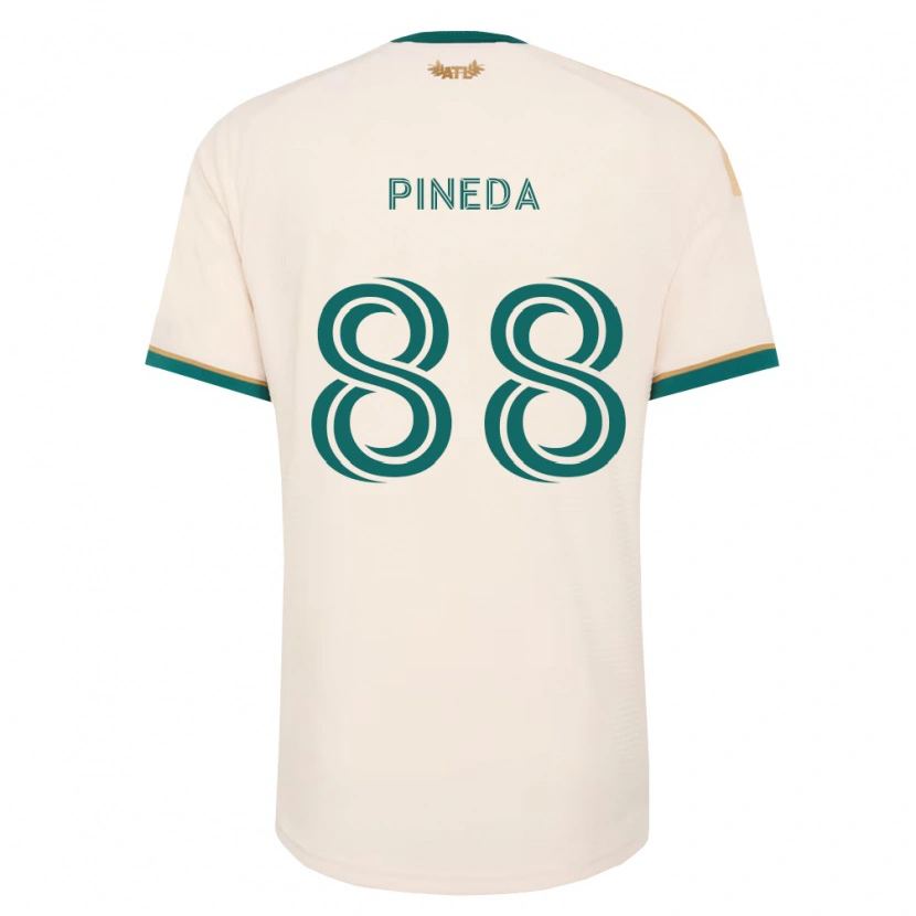 Danxen Dames Miguel Pineda #88 Champagne Groen Uitshirt Uittenue 2026/27 T-Shirt België