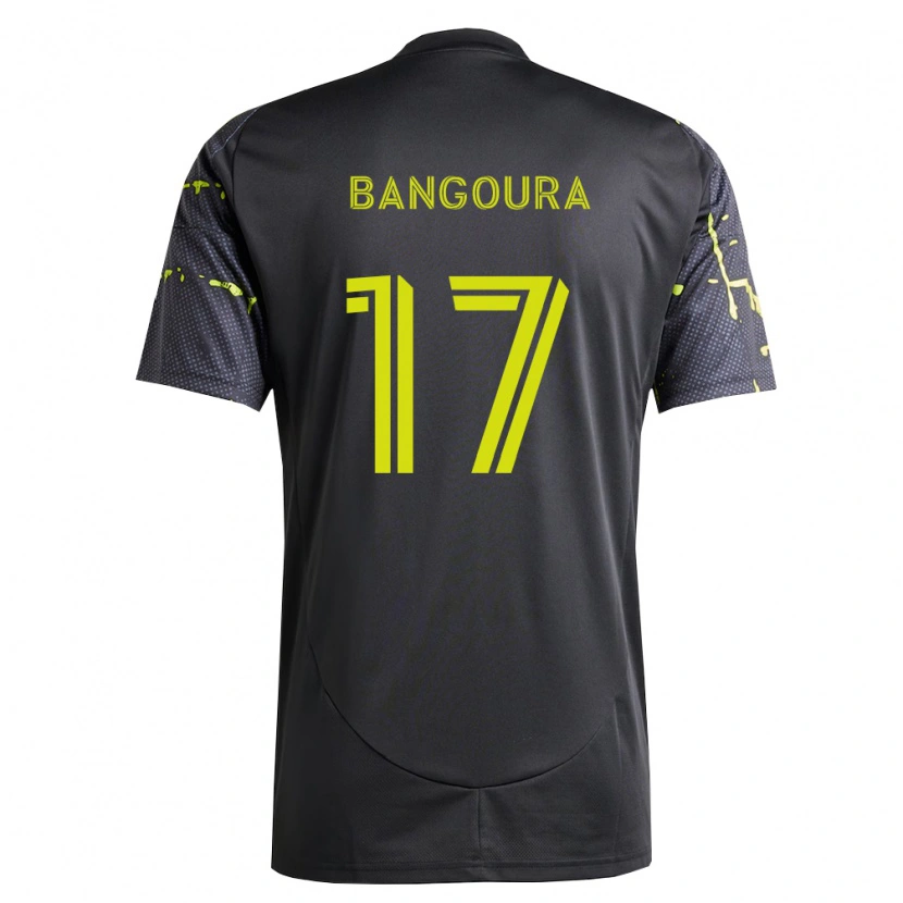 Danxen Dames Sekou Bangoura #17 Fluorescerend Geel Zwart Uitshirt Uittenue 2026/27 T-Shirt België