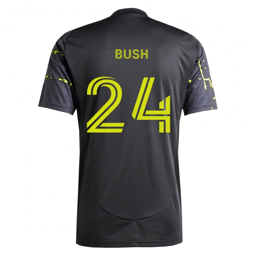 Danxen Dames Evan Bush #24 Fluorescerend Geel Zwart Uitshirt Uittenue 2026/27 T-Shirt België