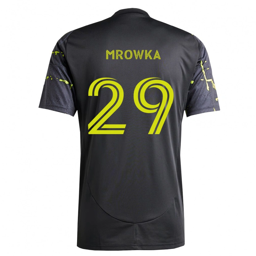 Danxen Dames Cole Mrowka #29 Fluorescerend Geel Zwart Uitshirt Uittenue 2026/27 T-Shirt België