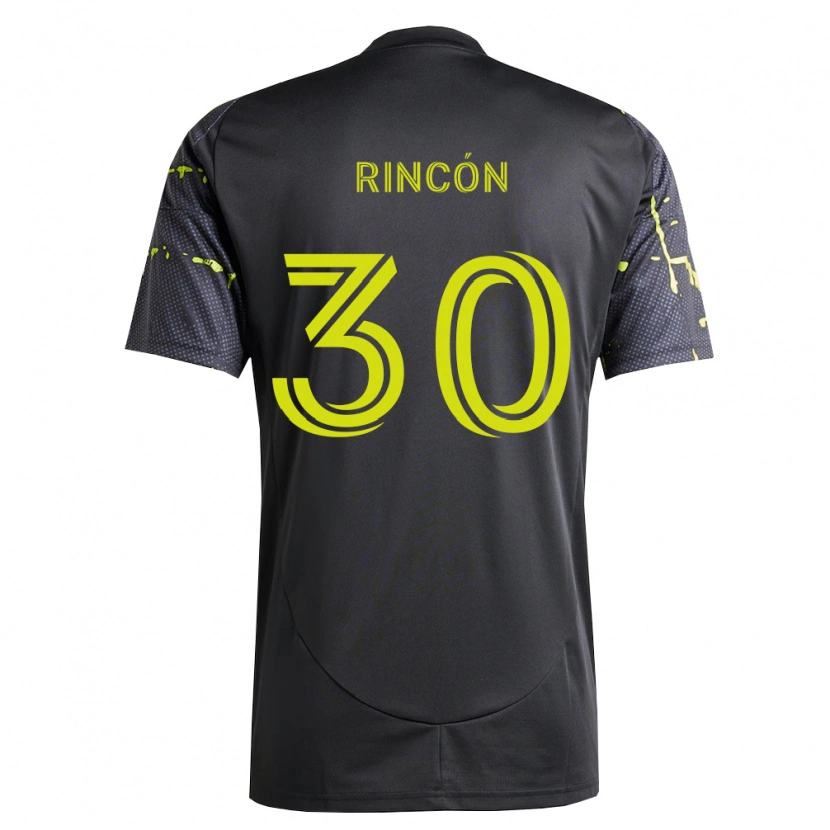 Danxen Dames Nicolás Rincón #30 Fluorescerend Geel Zwart Uitshirt Uittenue 2026/27 T-Shirt België