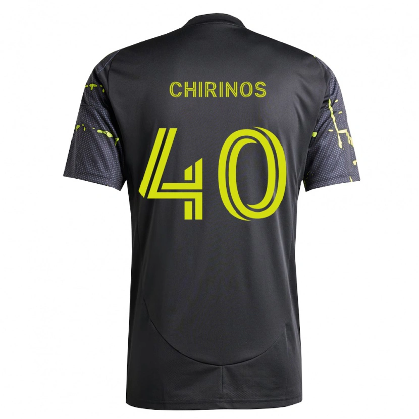 Danxen Dames Johann Chirinos #40 Fluorescerend Geel Zwart Uitshirt Uittenue 2026/27 T-Shirt België