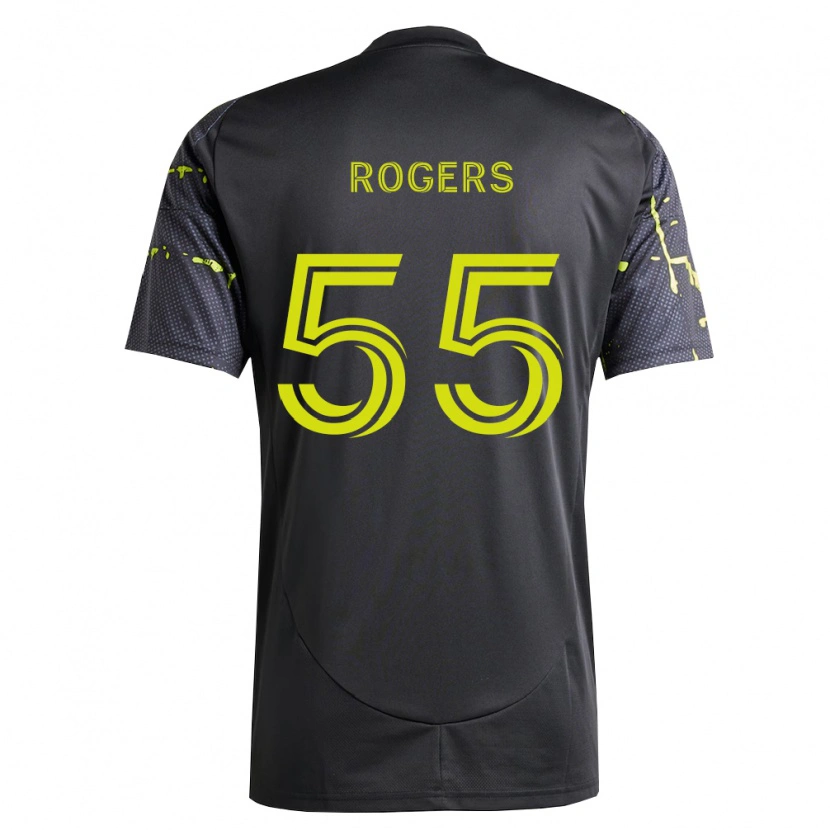Danxen Dames Chris Rogers #55 Fluorescerend Geel Zwart Uitshirt Uittenue 2026/27 T-Shirt België