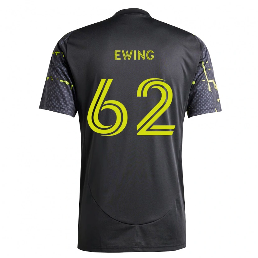 Danxen Dames Immanuel Ewing #62 Fluorescerend Geel Zwart Uitshirt Uittenue 2026/27 T-Shirt België