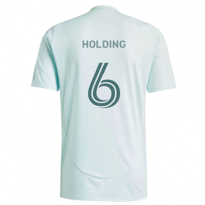 Danxen Dames Rob Holding #6 Wit Lichtgroen Uitshirt Uittenue 2026/27 T-Shirt België