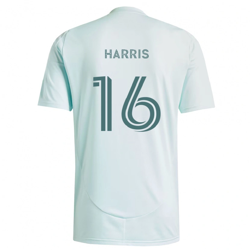 Danxen Dames Alex Harris #16 Wit Lichtgroen Uitshirt Uittenue 2026/27 T-Shirt België