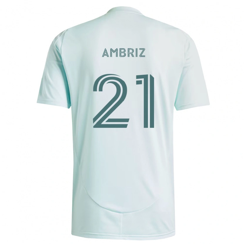 Danxen Dames Diego Ambriz #21 Wit Lichtgroen Uitshirt Uittenue 2026/27 T-Shirt België