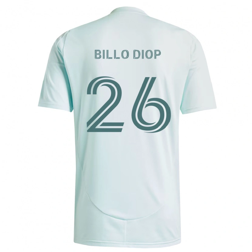 Danxen Dames Mamadou Billo Diop #26 Wit Lichtgroen Uitshirt Uittenue 2026/27 T-Shirt België