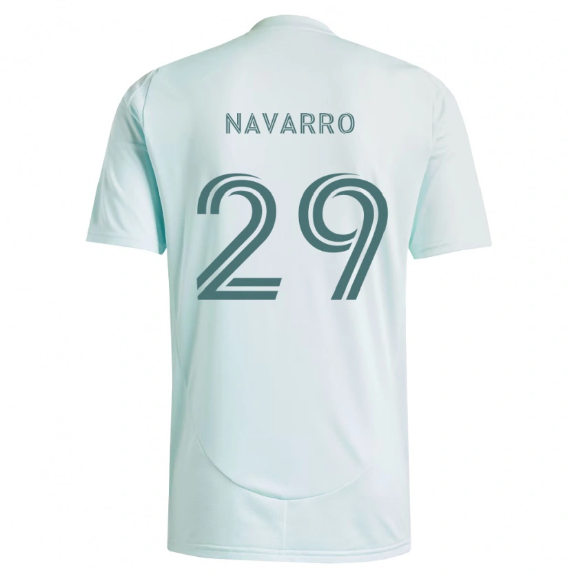 Danxen Dames Miguel Navarro #29 Wit Lichtgroen Uitshirt Uittenue 2026/27 T-Shirt België